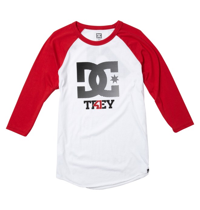 dcshoes, Men's Trey Canard Reglan Tee, WHITE (wbn0) 0 Men's Trey Canard Reglan Tee ADYZT00924 DC Shoes