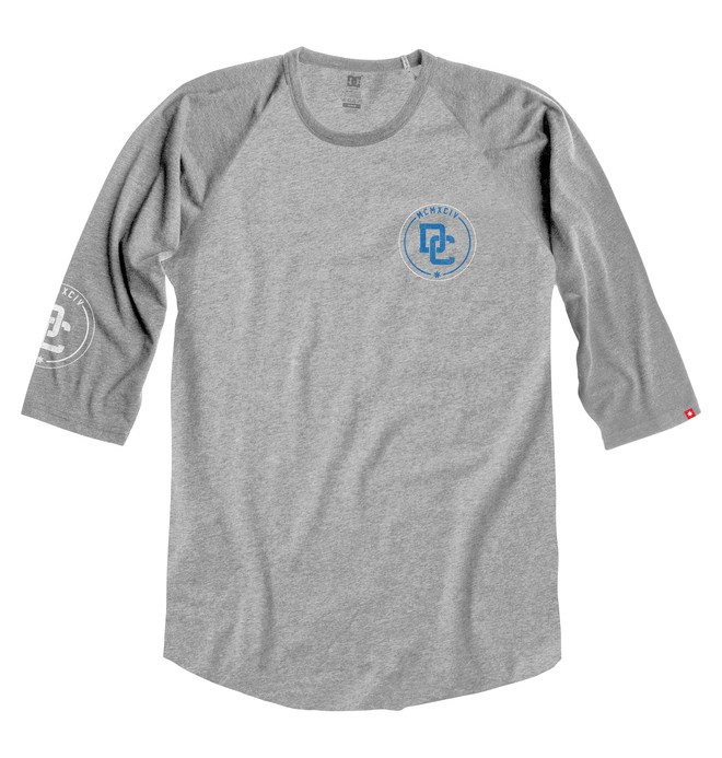 dcshoes, Men's Pike Tee, HEATHER GREY (knfh) 0 Men's Pike Tee ADYZT01003 DC Shoes