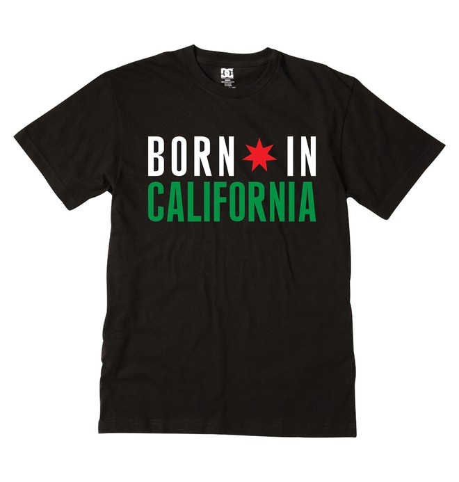 dcshoes, Men's Bornincali Tee, BLACK (kvj0) 0 Men's Bornincali Tee ADYZT01219 DC Shoes