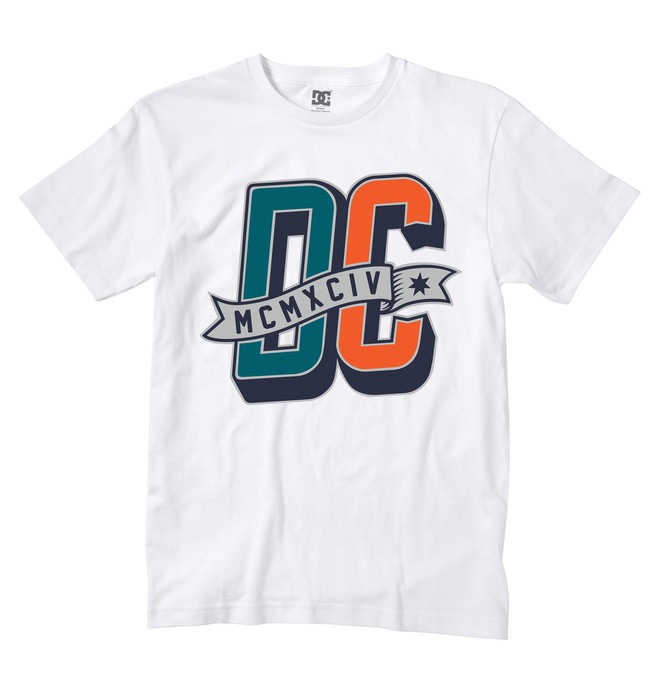 dcshoes, Men's Courtside Tee, WHITE (wbn0) 0 Men's Courtside Tee ADYZT01224 DC Shoes