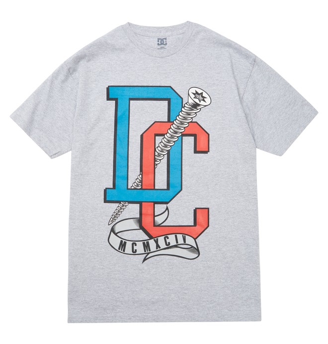dcshoes, Men's Swang Bows Tee, HEATHER GREY (knfh) 0 Men's Swang Bows Tee ADYZT01238 DC Shoes