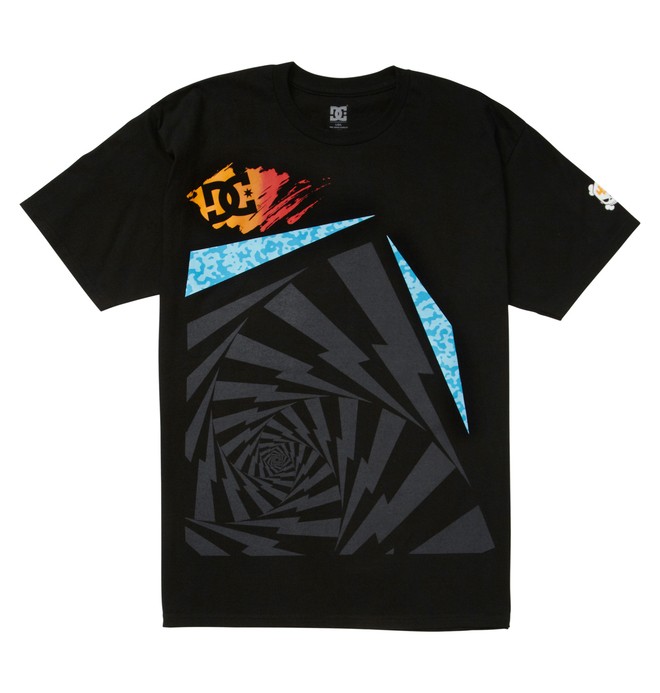 dcshoes, KB BOXED SPIN TEE, BLACK (blk) 0 KB BOXED SPIN TEE ADYZT01301 DC Shoes