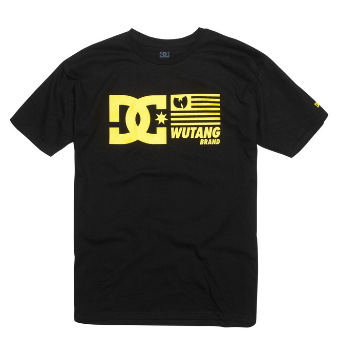 dcshoes, Men's DC x Wu Tang Label Tee Shirt, BLACK (kvj0) 0 Men's DC x Wu Tang Label Tee Shirt ADYZT01600 DC Shoes