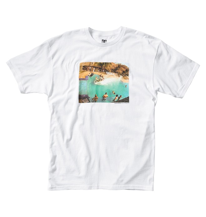 dcshoes, Men's Defcon Travis Pastrana Tee, WHITE (wbn0) 0 Men's Defcon Travis Pastrana Tee ADYZT01783 DC Shoes