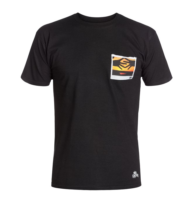 dcshoes, Men's Wes Mafia Poloroid Tee, BLACK (kvj0) 0 Men's Wes Mafia Poloroid Tee ADYZT03009 DC Shoes
