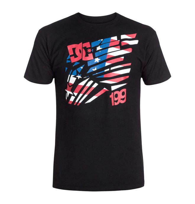 dcshoes, TP American Tee, BLACK (kvj0) 0 TP American Tee ADYZT03026 DC Shoes