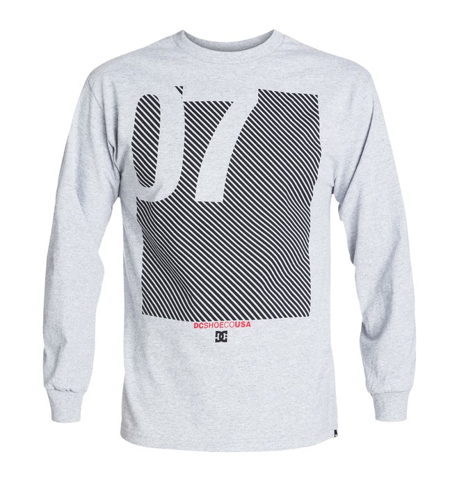 dcshoes, Seven Points LS Tee, HEATHER GREY (knfh) 0 Seven Points LS Tee ADYZT03045 DC Shoes