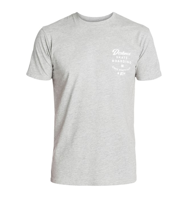 dcshoes, Men's First Tee, HEATHER GREY (knfh) 0 Men's First Tee ADYZT03047 DC Shoes