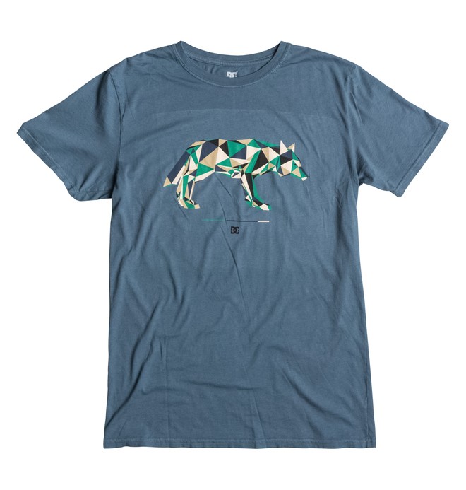 dcshoes, Men's Wolf Triangle SS Tee, ORION BLUE (brg0) 0 Men's Wolf Triangle SS Tee ADYZT03084 DC Shoes