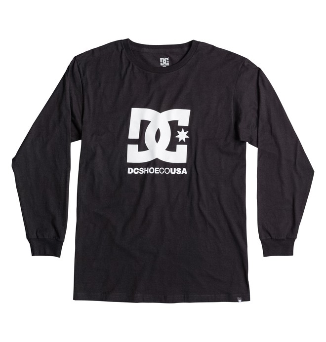 dcshoes, Men's Shoeco Star LS Tee, BLACK (kvj0) 0 Men's Shoeco Star LS Tee ADYZT03087 DC Shoes