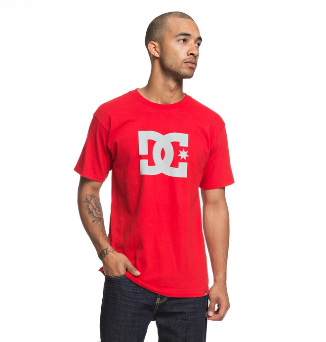 dcshoes, DC Star Tee, TANGO RED/ SNOW WHITE (xrrw) 0 DC Star Tee Red ADYZT03119 DC Shoes
