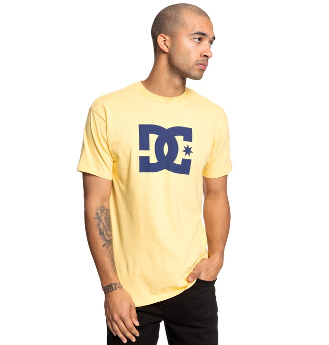 dcshoes, DC Star Tee, DANDELION (yhh0) 0 DC Star Tee Yellow ADYZT03119 DC Shoes