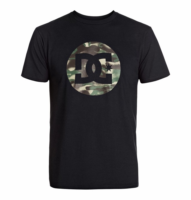 dcshoes, Men's Roundbox Short Sleeve Screen Tee, BLACK (kvj0) 0 Men's Roundbox Short Sleeve Screen Tee ADYZT03120 DC Shoes