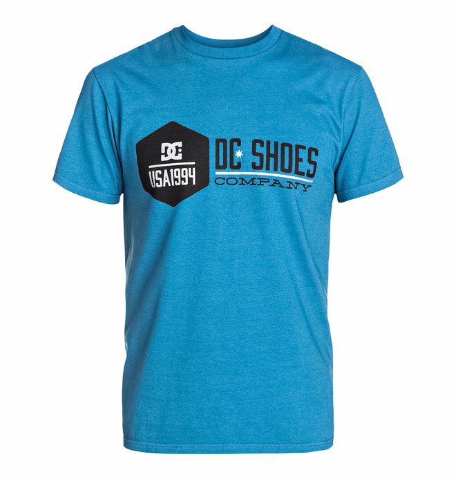 dcshoes, Men's Progress Short Sleeve Screen Tee, BLUESTEEL (bpn0) 0 Men's Progress Short Sleeve Screen Tee ADYZT03122 DC Shoes