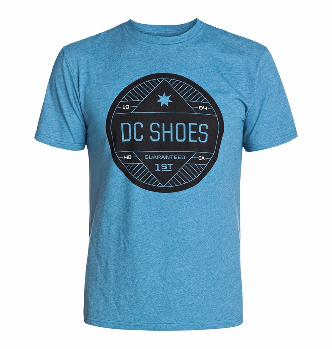 dcshoes, Men's Sesh Short Sleeve Screen Tee, BLUESTEEL HEATHER (bpnh) 0 Men's Sesh Short Sleeve Screen Tee ADYZT03145 DC Shoes