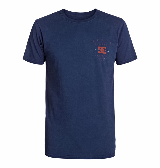 dcshoes, Men's Team Mikey Short Sleeve Screen Tee, INDIGO (btn0) 0 Men's Team Mikey Short Sleeve Screen Tee ADYZT03149 DC Shoes