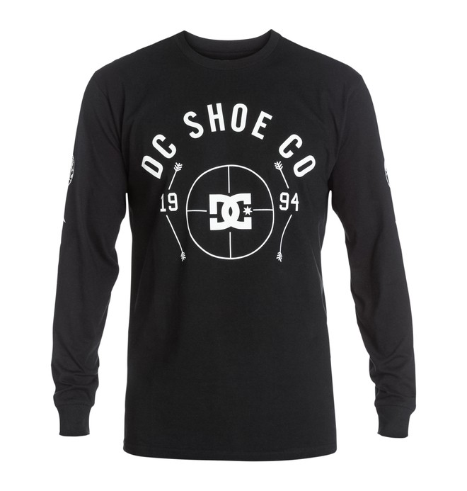 dcshoes, Men's Holler Long Sleeve Screen Tee, BLACK (kvj0) 0 Men's Holler Long Sleeve Screen Tee ADYZT03154 DC Shoes