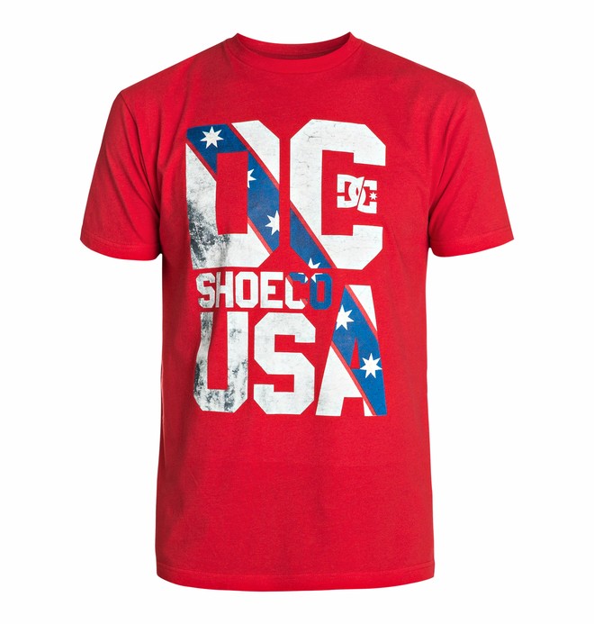 dcshoes, Men's Travis Pastrana Patriot Short Sleeve Screen Tee, FORMULA ONE (rqr0) 0 Men's Travis Pastrana Patriot Short Sleeve Screen Tee ADYZT03192 DC Shoes