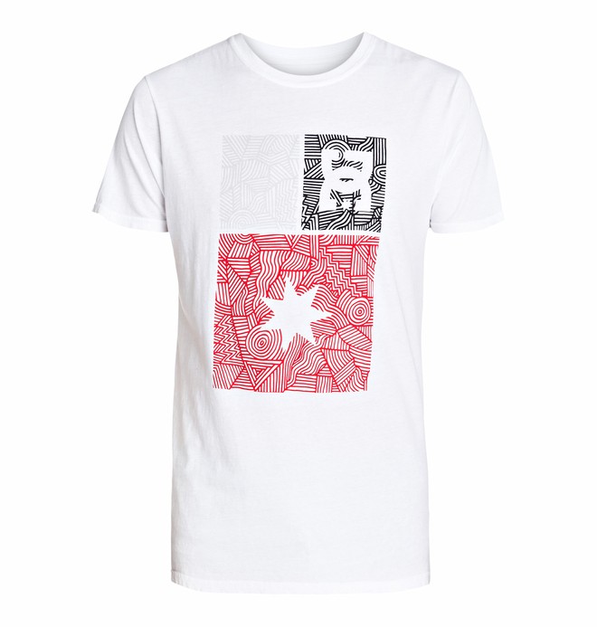dcshoes, Men's Ornate Short Sleeve Screen Tee, WHITE (wbn0) 0 Men's Ornate Short Sleeve Screen Tee ADYZT03239 DC Shoes