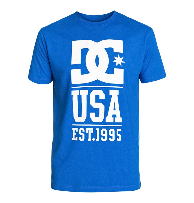 dcshoes, Rob Dyrdek Usa Stack Tee, NAUTICAL BLUE (bqr0) 0 Rob Dyrdek Usa Stack Tee ADYZT03243 DC Shoes