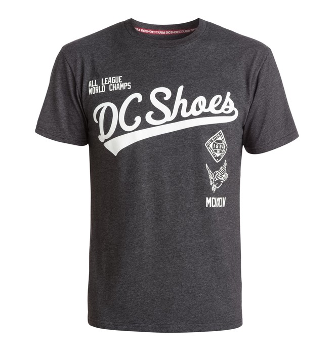 dcshoes, Men's Pitcher Tee, HEATHER CHARCOAL (krph) 0 Men's Pitcher Tee ADYZT03467 DC Shoes