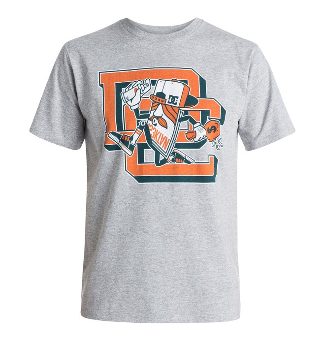 dcshoes, Men's 123Klan Bandit Tee, HEATHER GREY (knfh) 0 Men's 123Klan Bandit Tee ADYZT03598 DC Shoes