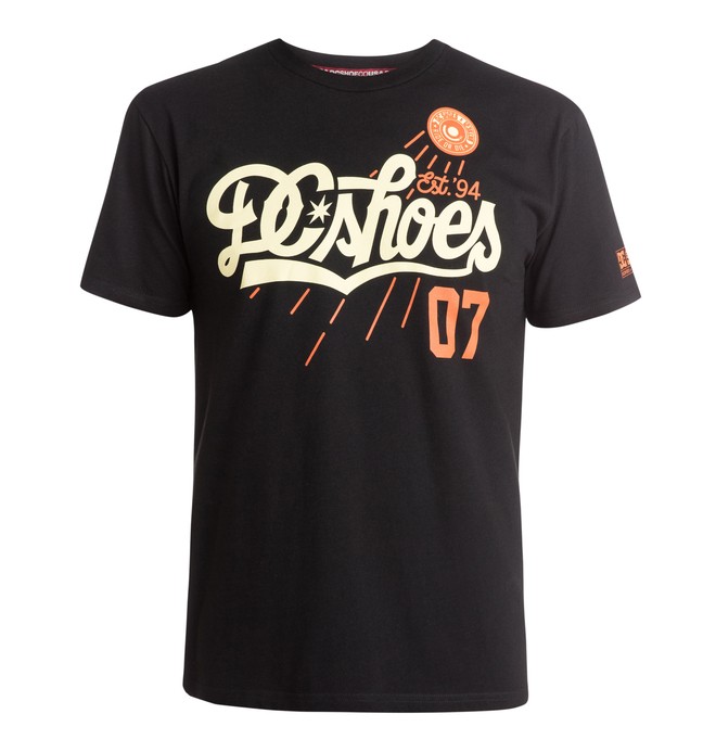 dcshoes, Men's 123Klan Script Tee, BLACK (kvj0) 0 Men's 123Klan Script Tee ADYZT03600 DC Shoes