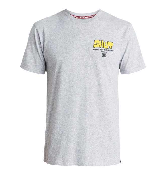 dcshoes, Men's DC x Shut Big Jaws Tee, HEATHER GREY (knfh) 0 Men's DC x Shut Big Jaws Tee ADYZT03620 DC Shoes