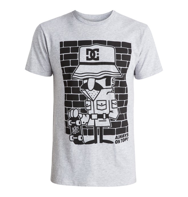 dcshoes, Men's 123 Instigate Tee, HEATHER GREY (knfh) 0 Men's 123 Instigate Tee ADYZT03718 DC Shoes