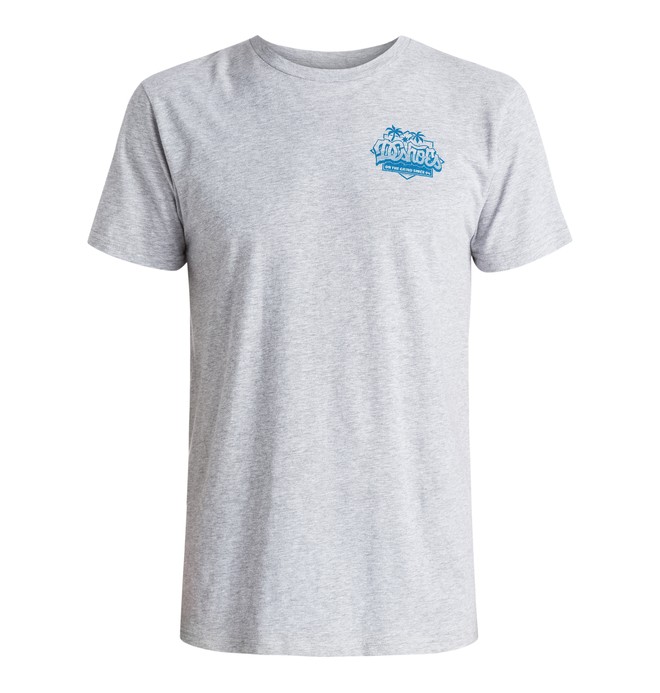 dcshoes, 123 Caliscript - T-Shirt, HEATHER GREY (knfh) 0 123 Caliscript - T-Shirt ADYZT03719 DC Shoes