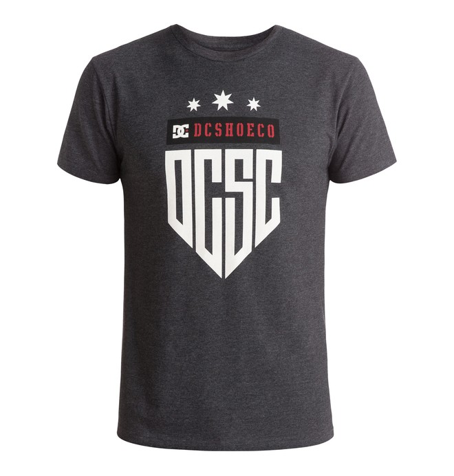 dcshoes, Champeon - T-shirt, DARK HEATHER GREY (krph) 0 Champeon - T-shirt ADYZT03771 DC Shoes