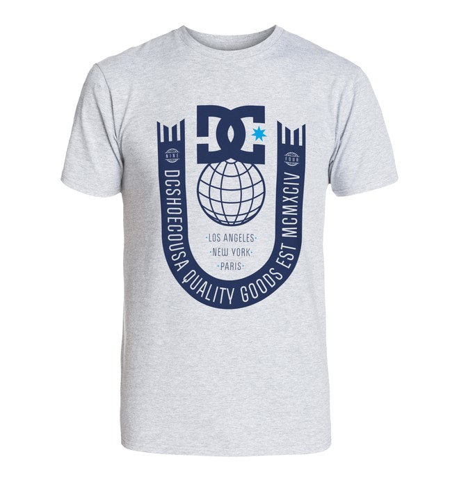 dcshoes, Men's Wordly Tee, HEATHER GREY (knfh) 0 Men's Wordly Tee ADYZT03796 DC Shoes