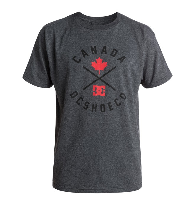 dcshoes, Men's Maple Leaf Tee, CHARCOAL HEATHER (kta0) 0 Men's Maple Leaf Tee ADYZT03877 DC Shoes