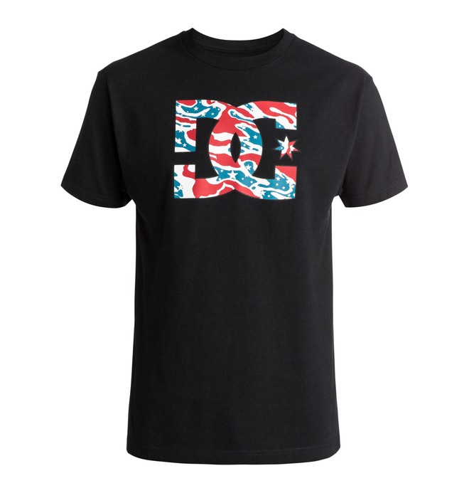 dcshoes, Men's US Camo Tee, BLACK (kvj0) 0 Men's US Camo Tee ADYZT03884 DC Shoes