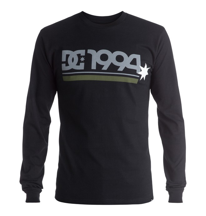 dcshoes, Men's DC Star Bar Long Sleeve Tee, BLACK (kvj0) 0 Men's DC Star Bar Long Sleeve Tee ADYZT03904 DC Shoes