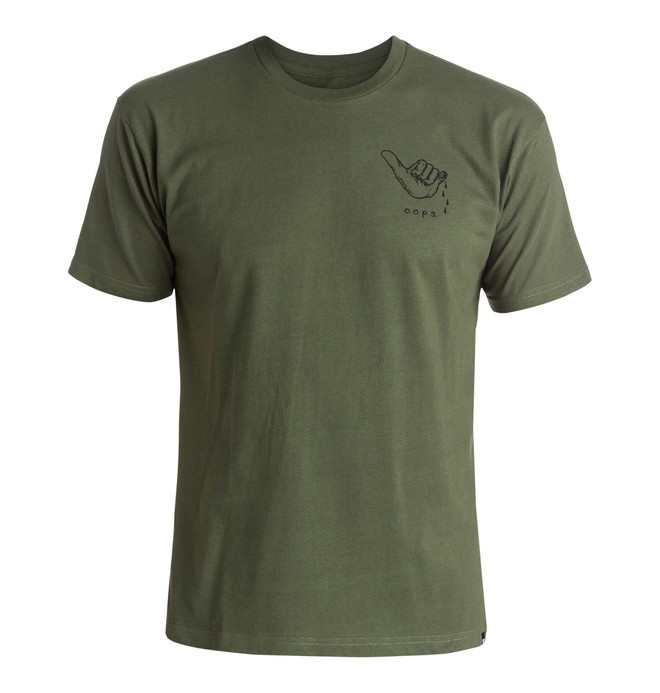 dcshoes, Men's Leaving Scraps Tee, FATIGUE GREEN (cqy0) 0 Men's Leaving Scraps Tee ADYZT03915 DC Shoes