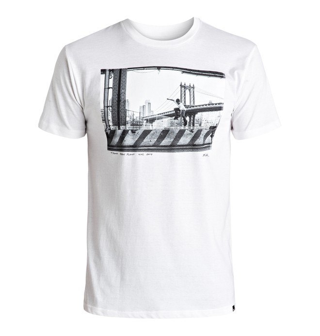 dcshoes, Men's DC X Blabac T Funk Tee, SNOW WHITE (wbb0) 0 Men's DC X Blabac T Funk Tee ADYZT03919 DC Shoes
