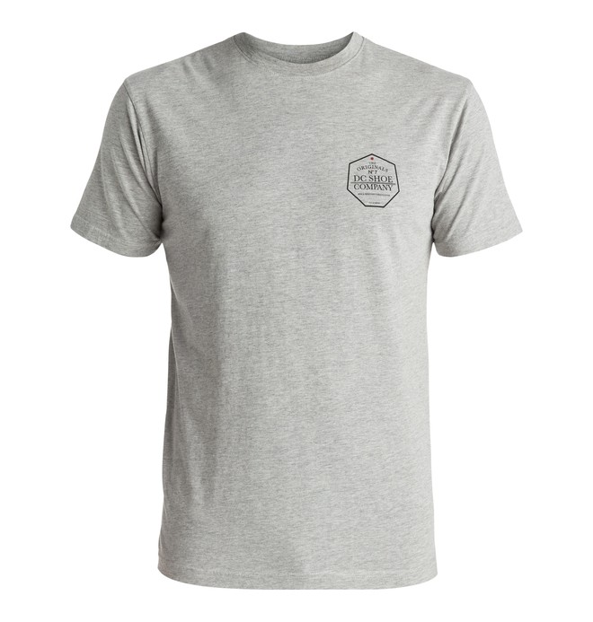 dcshoes, Hombres Camiseta 7 Strikes, GREY HEATHER (knfh) 0 Hombres Camiseta 7 Strikes ADYZT03931 DC Shoes