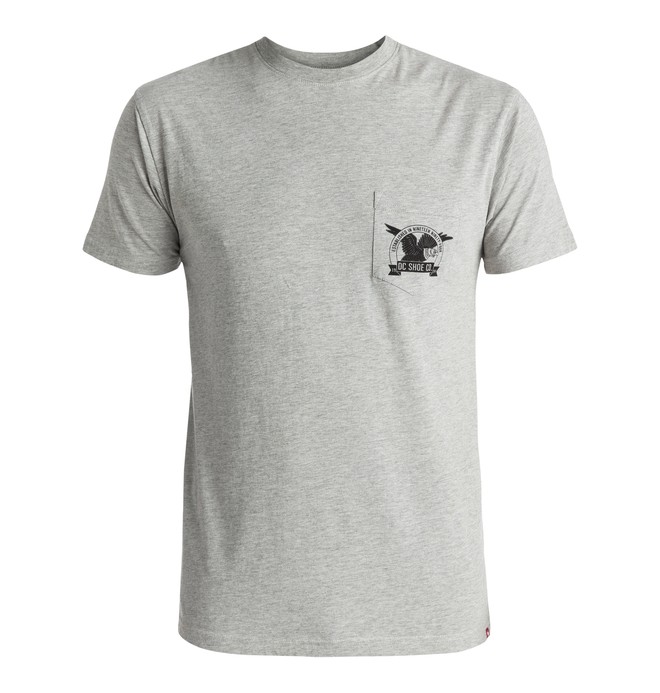 dcshoes, Men's Baldy Pocket Tee, GREY HEATHER (knfh) 0 Men's Baldy Pocket Tee ADYZT03932 DC Shoes
