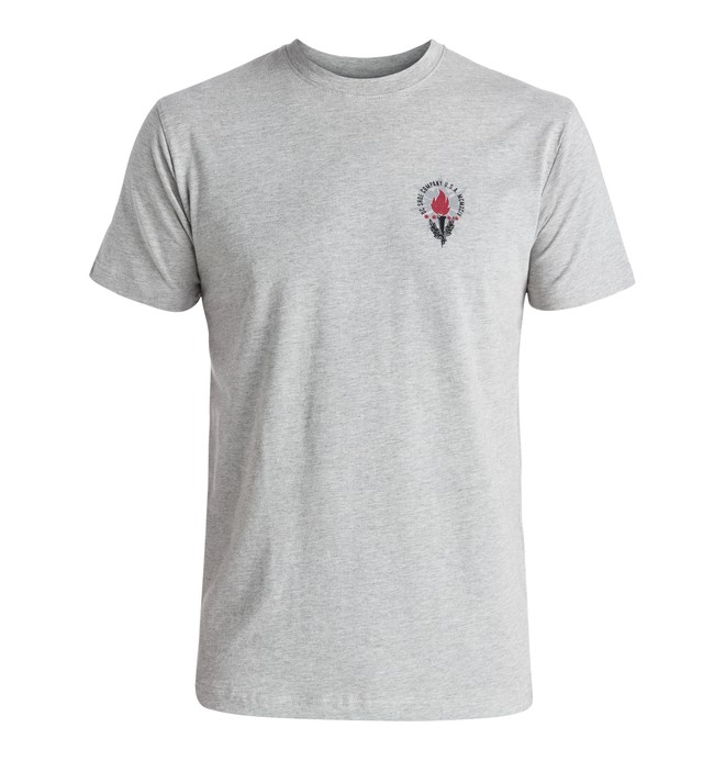 dcshoes, Men's Torcher Tee, GREY HEATHER (knfh) 0 Men's Torcher Tee ADYZT03933 DC Shoes