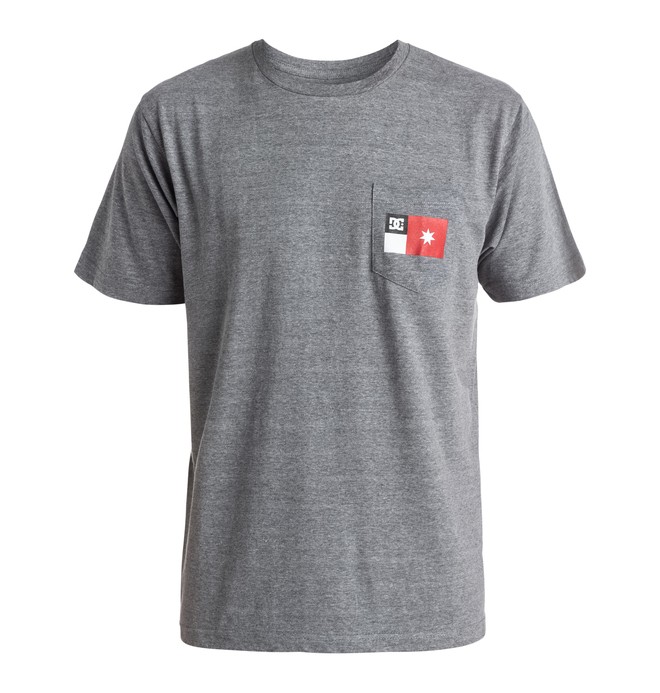 dcshoes, YC POCKET FLAG, HEATHER GREY (knfh) 0 YC POCKET FLAG ADYZT03943 DC Shoes