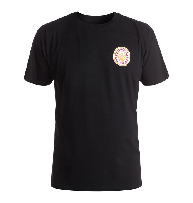 dcshoes, Men's Chain Gang Skull Tee, BLACK (kvj0) 0 Men's Chain Gang Skull Tee ADYZT03960 DC Shoes