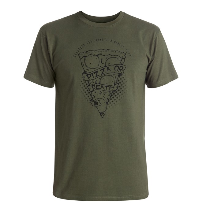 dcshoes, Men's Za Death Tee, FATIGUE GREEN (cqy0) 0 Men's Za Death Tee ADYZT03965 DC Shoes