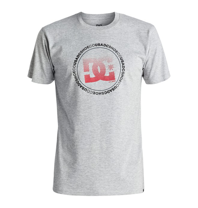 dcshoes, Way Back Circle - T-Shirt, GREY HEATHER (knfh) 0 Way Back Circle - T-Shirt ADYZT03991 DC Shoes