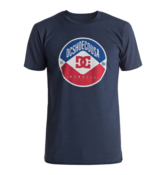 dcshoes, Men's Pool Star Tee, DARK INDIGO (byj0) 0 Men's Pool Star Tee ADYZT04024 DC Shoes