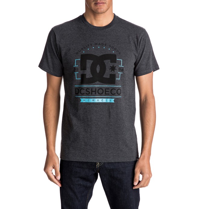 dcshoes, Men's Glorious Past Tee, CHARCOAL HEATHER (kteh) 0 Men's Glorious Past Tee ADYZT04058 DC Shoes