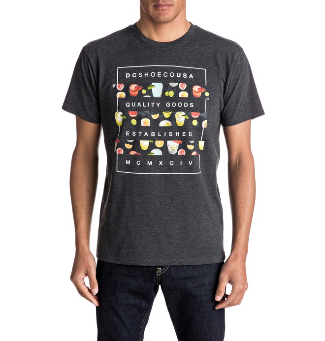 dcshoes, DRINKIT SS, CHARCOAL HEATHER (kteh) 0 DRINKIT SS ADYZT04060 DC Shoes