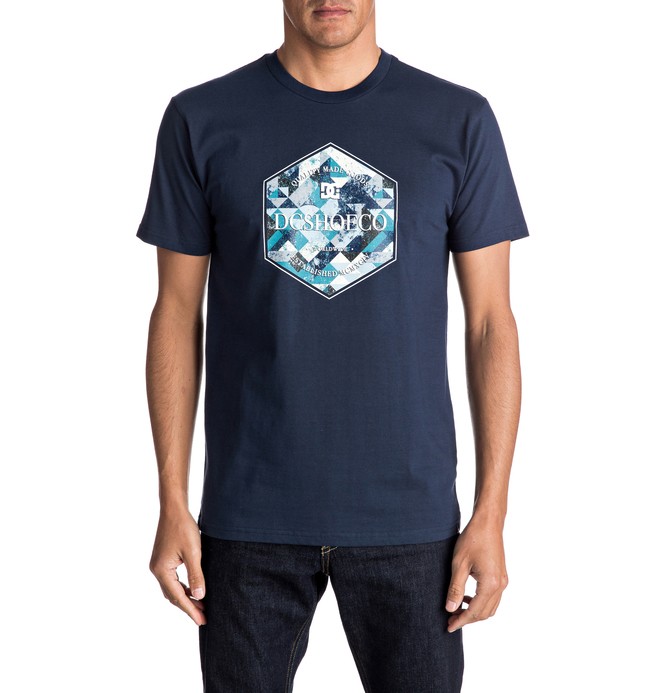 dcshoes, Men's Rusto Tee, DARK INDIGO (byj0) 0 Men's Rusto Tee ADYZT04061 DC Shoes