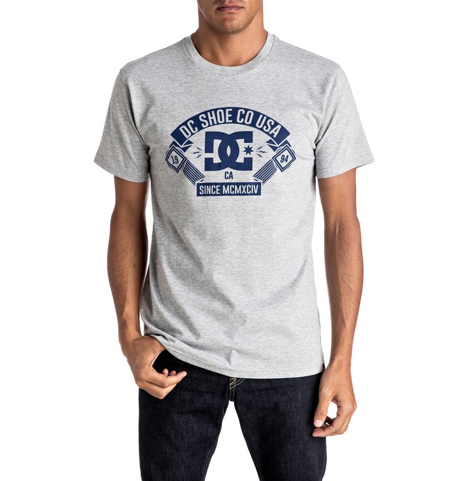 dcshoes, Men's Arching Tee, GREY HEATHER (knfh) 0 Men's Arching Tee ADYZT04081 DC Shoes