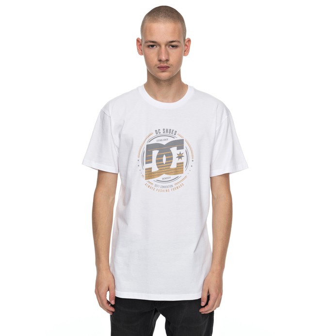 dcshoes, Heraldry Tee, SNOW WHITE (wbb0) 0 Heraldry Tee ADYZT04124 DC Shoes